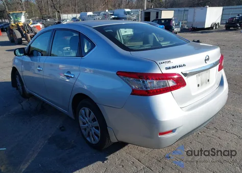 2015 Nissan Sentra S из США, поврежденный, VIN 3N1AB7AP2FY383119